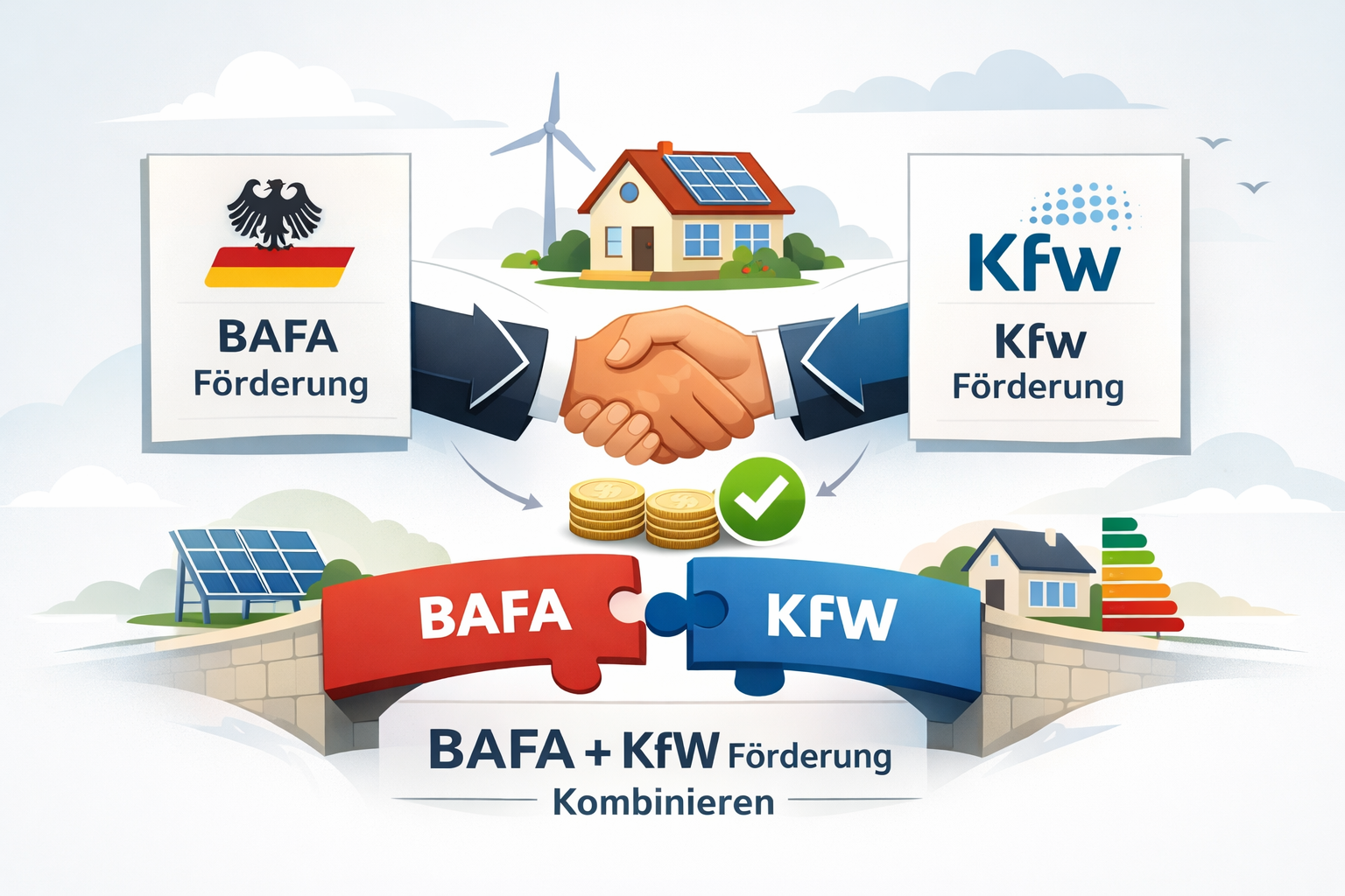 Kann ich BAFA und KfW kombinieren? So maximieren Sie Ihre Förderung!