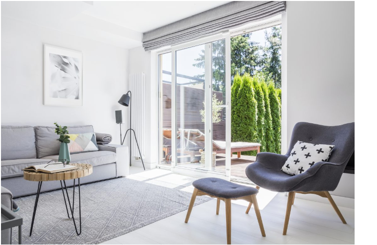 Terrassentüren im Haus